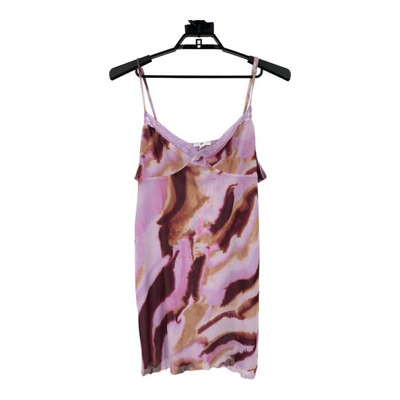 BP Dress lace cami mesh minidress purple size 2X - Picture 1 of 5